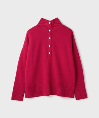 GRACE CONTINENTAL ウールオーバーニットトップ ピンク