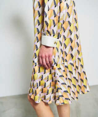 GRACE CONTINENTAL キカプリントミニワンピース マルチ