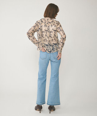 GRACE CONTINENTAL ボウタイ付レースブラウス キナリ