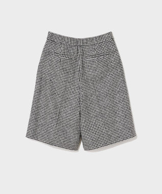 GRACE CONTINENTAL 千鳥ウールハーフパンツ ブラック