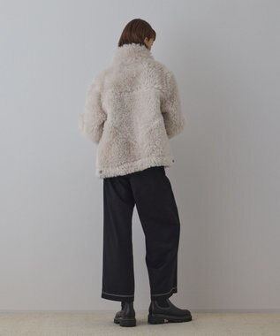 GRACE CONTINENTAL URBANCODE スタンドカラーコート ホワイト