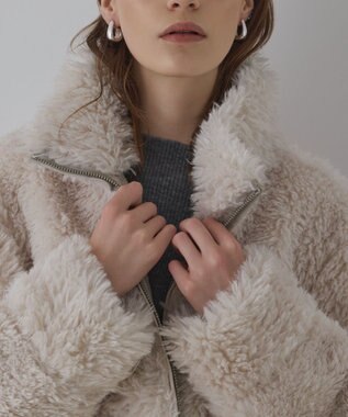 GRACE CONTINENTAL URBANCODE スタンドカラーコート ホワイト