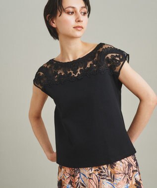 コード刺繍ヨークTシャツ / GRACE CONTINENTAL | GRACE