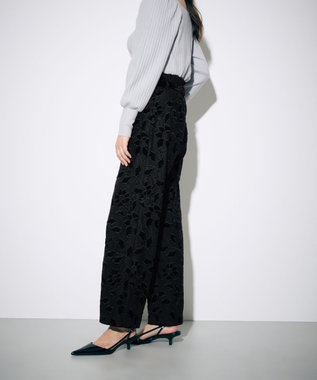 ベロア刺繍パンツ / GRACE CONTINENTAL | GRACE CONTINENTAL グレース