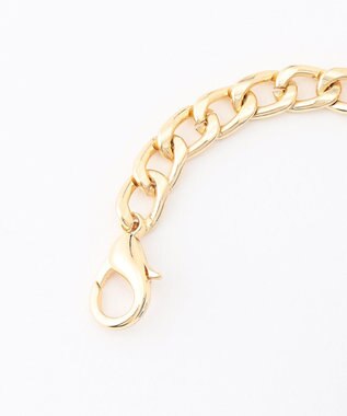 GRACE CONTINENTAL エコバッグ付ハーフムーンチャーム ブルー