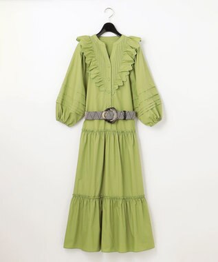 フリル刺繍タックドレス / GRACE CONTINENTAL | GRACE