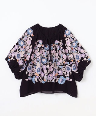 GRACE CONTINENTAL マルチフラワー刺繍トップスsize36 マルチフラワー刺繍トップ / GRACE CONTINENTAL | GRACE