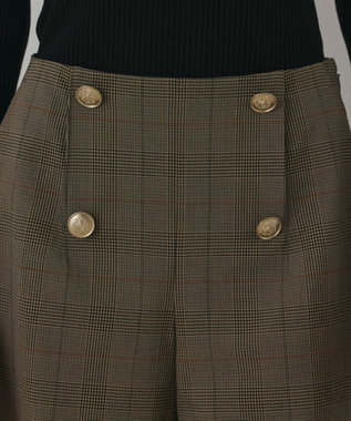 GRACE CONTINENTAL ダブルボタンショートパンツ マルチ