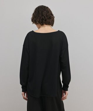 GRACE CONTINENTAL シアーワッフルカットトップ ブラック