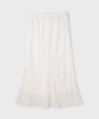 GRACE CONTINENTAL チュールレースマーメイドスカート ホワイト