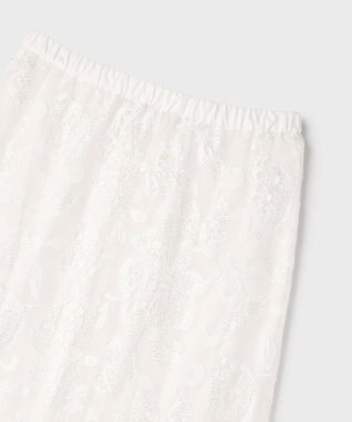 GRACE CONTINENTAL チュールレースマーメイドスカート ホワイト