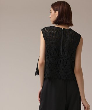 GRACE CONTINENTAL キカレースビジュートップ ブラック