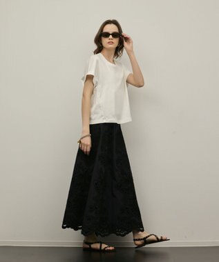 GRACE CONTINENTAL ルーズカットTシャツ ホワイト