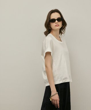 GRACE CONTINENTAL ルーズカットTシャツ ホワイト