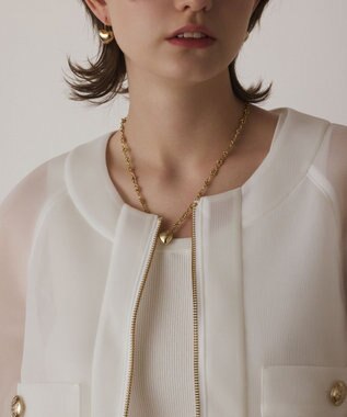 GRACE CONTINENTAL シアーダンボールブルゾン ホワイト