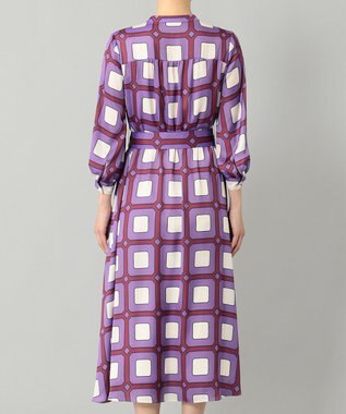 サテンジオメトリックドレス / GRACE CONTINENTAL | GRACE CONTINENTAL  