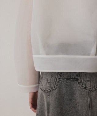 GRACE CONTINENTAL シアーダンボールブルゾン ホワイト