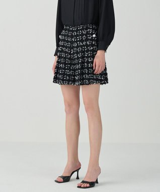 GRACE CONTINENTAL Tweed Shortパンツ ブラック