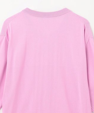 GRACE CONTINENTAL 配色ニットカーディガン ピンク