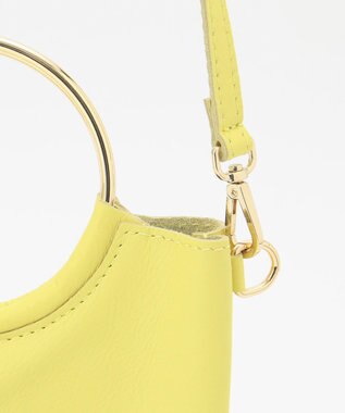 GRACE CONTINENTAL MaisonVincentメタルサークルミニバッグ イエロー