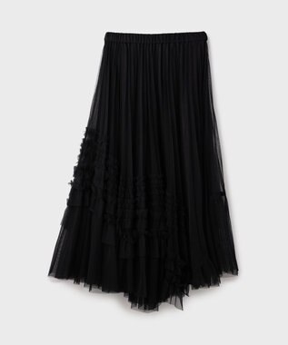 GRACE CONTINENTAL イレギュラ－チュ－ルスカート ブラック