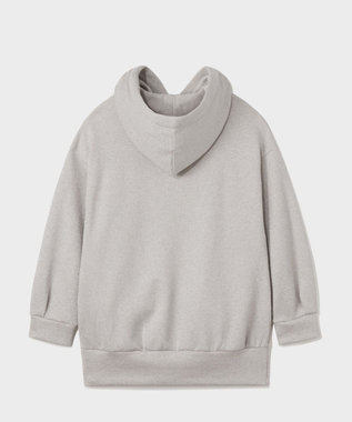 GRACE CONTINENTAL ラメ起毛裏毛フーディ ホワイト