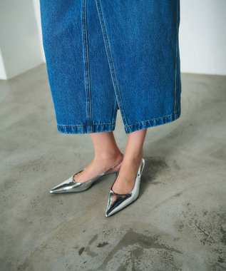 GRACE CONTINENTAL タイトデニムスカート インディゴ