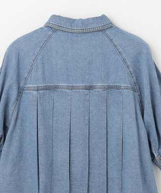 GRACE CONTINENTAL バックタックデニムシャツ インディゴ