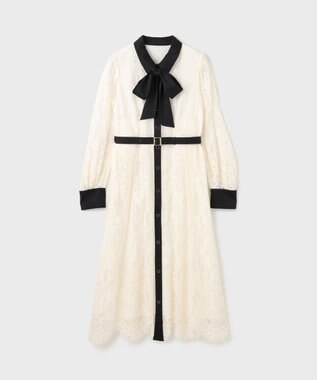 GRACE CONTINENTAL コードレースシャツドレス キナリ