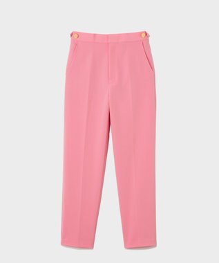 GRACE CONTINENTAL トリアセセンタープレスパンツ ピンク