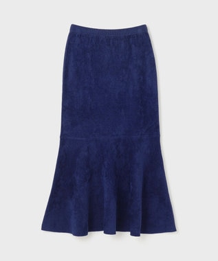 GRACE CONTINENTAL モールニットスカート ネイビー