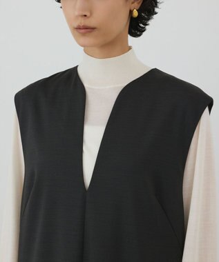 GRACE CONTINENTAL ストレートジャンパースカート チャコール