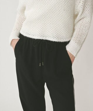 GRACE CONTINENTAL テーパーイージーパンツ ブラック