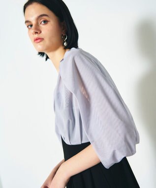 GRACE CONTINENTAL チュールボレロ グレー