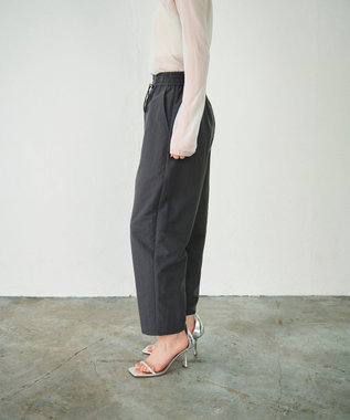 GRACE CONTINENTAL ライトイージーパンツ グレー