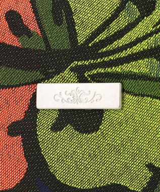 GRACE CONTINENTAL Fabricスクエアポーチ ピンク