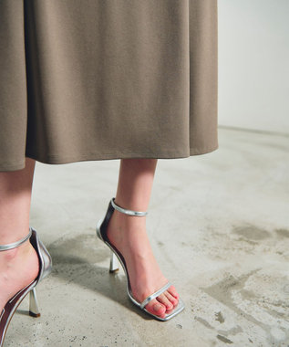 GRACE CONTINENTAL トリアセニットマーメイドスカート カーキ