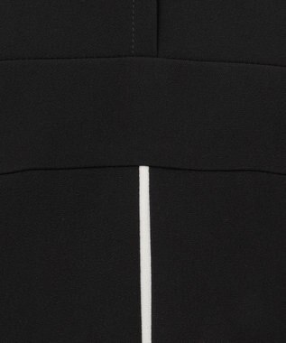 GRACE CONTINENTAL バイカラーラインドレス ブラック