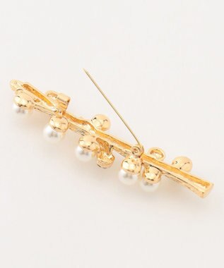 GRACE CONTINENTAL ピン付レースストール ベージュ