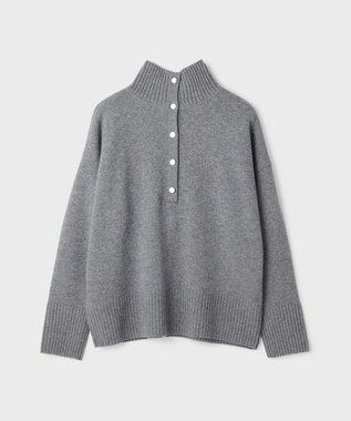 GRACE CONTINENTAL ウールオーバーニットトップ グレー