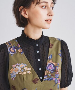 レイヤード刺繍ワンピース / GRACE CONTINENTAL | GRACE