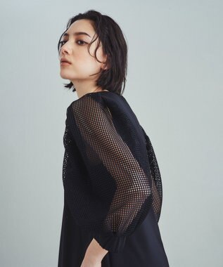 メッシュタックスリーブワンピース / GRACE CONTINENTAL | GRACE