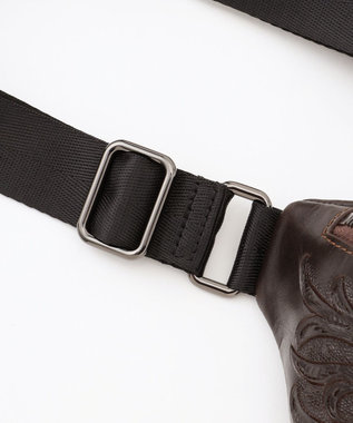 GRACE CONTINENTAL Waist bag ダークブラウン
