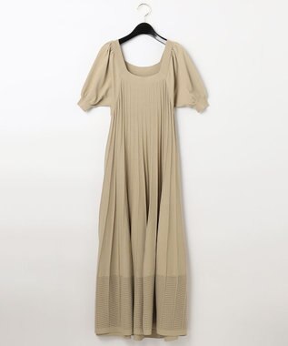 ニットプリーツフレアワンピース★グレースコンチネンタル★完売品 バイカラーフレアニットワンピース / GRACE CONTINENTAL | GRACE