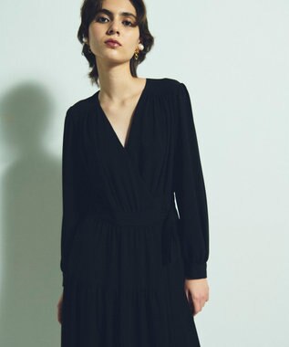 和紙ガーゼカシュクールドレス – ao daikanyama