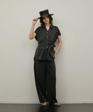 GRACE CONTINENTAL ジャージイージーパンツ グレー