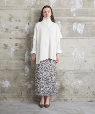 GRACE CONTINENTAL 【Arch4】 MONA ポンチョ ホワイト