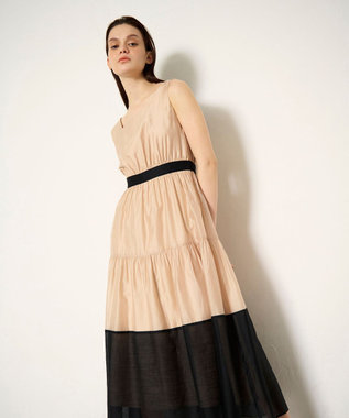 GRACE CONTINENTAL ボレロセットティアードワンピース ベージュ