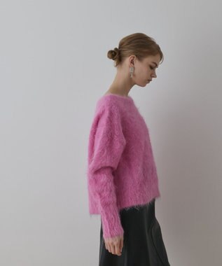 GRACE CONTINENTAL オーバーニットトップ ピンク