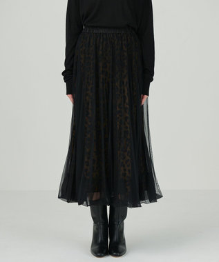 GRACE CONTINENTAL チュールバルーンスカート ブラック